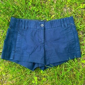 New - Tory Burch Navy Blue Shorts